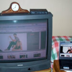 Laptop and TV