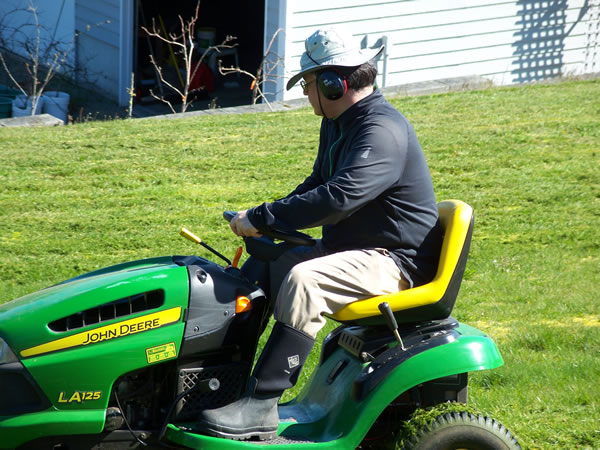 Mowing Lawn